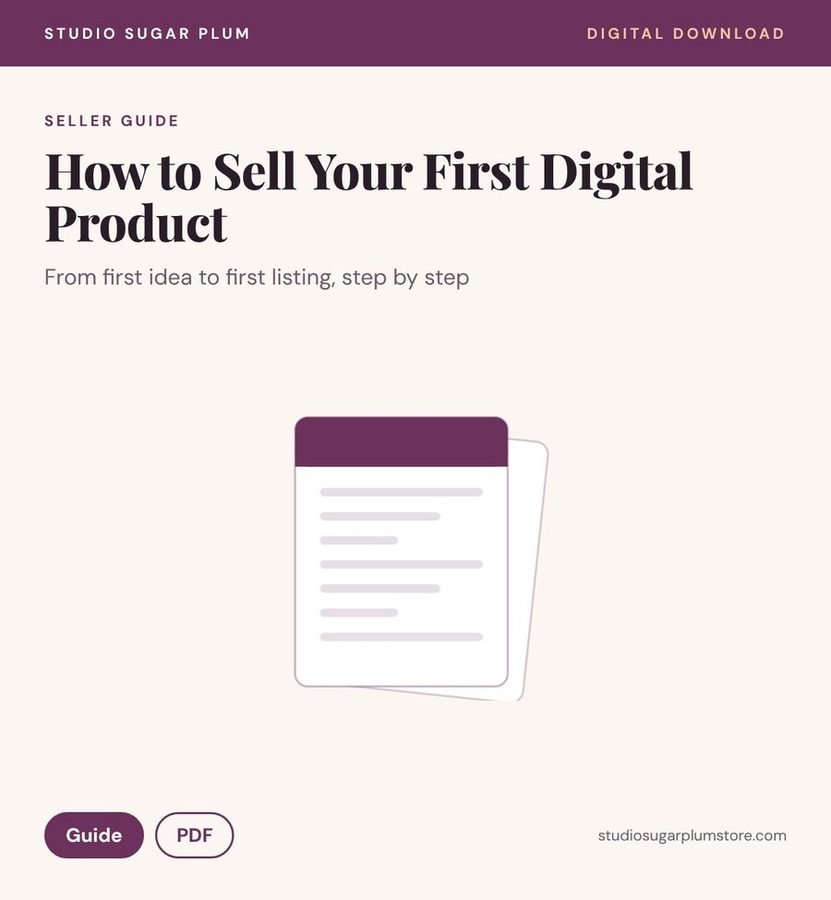 How to Sell Your First Digital Product