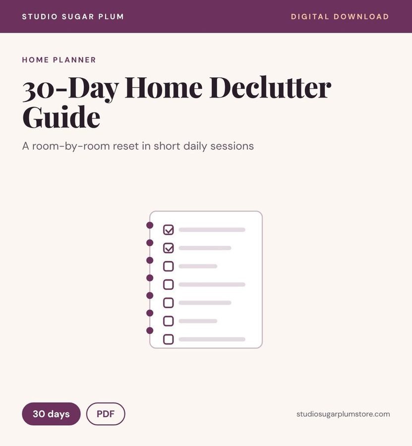 30-Day Home Declutter Guide