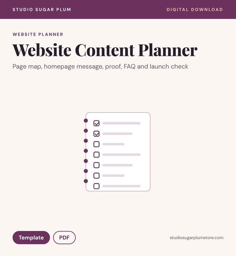 Website Content Planner